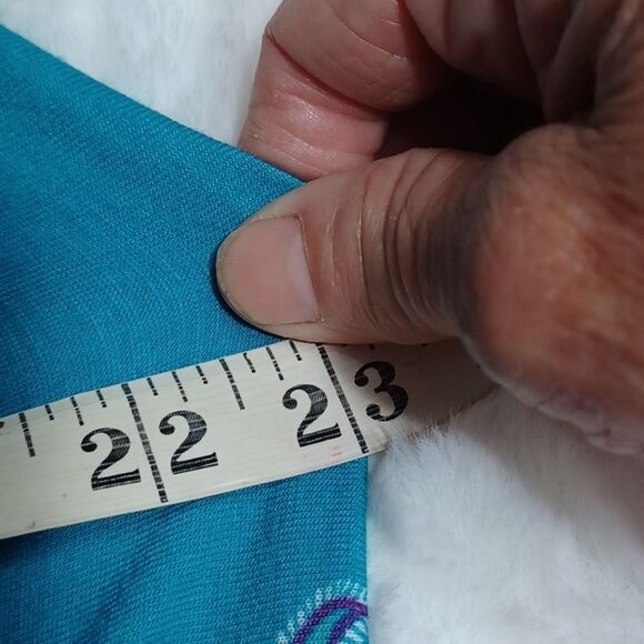 Ester Women's Maxi Blue Floral Sun Dress L Strapless L - Picture 7 of 9